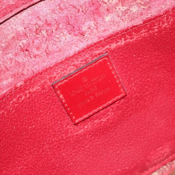 LOUIS VUITTON Epi Dauphine MM Pouch Red - Picture 12 of 16
